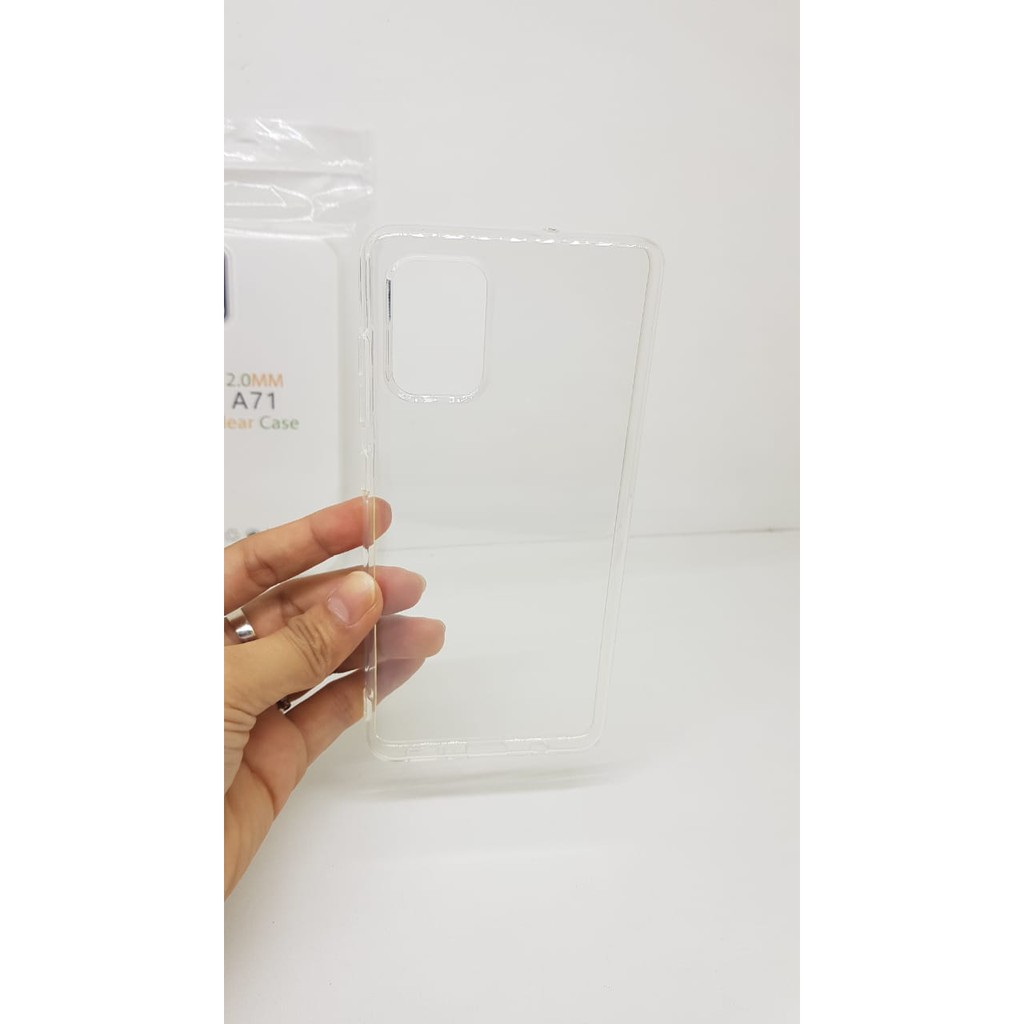 Soft Case Transparan Samsung A71 6.7 Inchi Clear Ultra Thin TEBAL 2.0mm A715F SUPER CLEAR