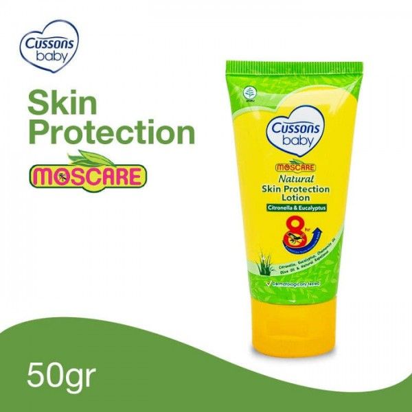 Bisa COD Cusson Baby Mozcare Natural Skin Protection Lotion 50g 100g Losion Melindungi Dari Gigitan Nyamuk