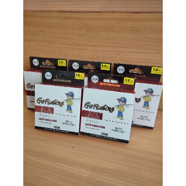 senar pancing GO FISHING super power nylon