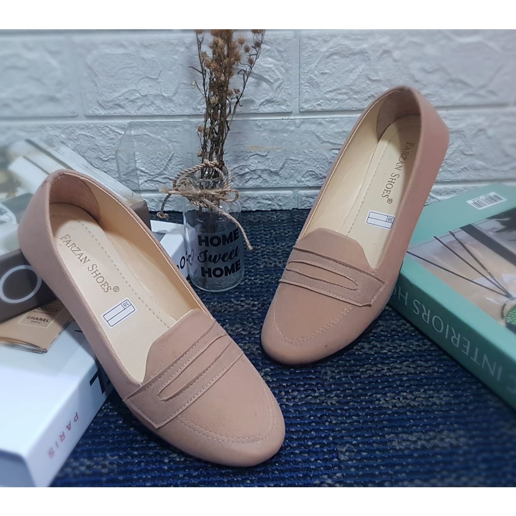 BIG SALE RAMADHAN FOTO ASLI FLATSHOES WANITA HRN 022