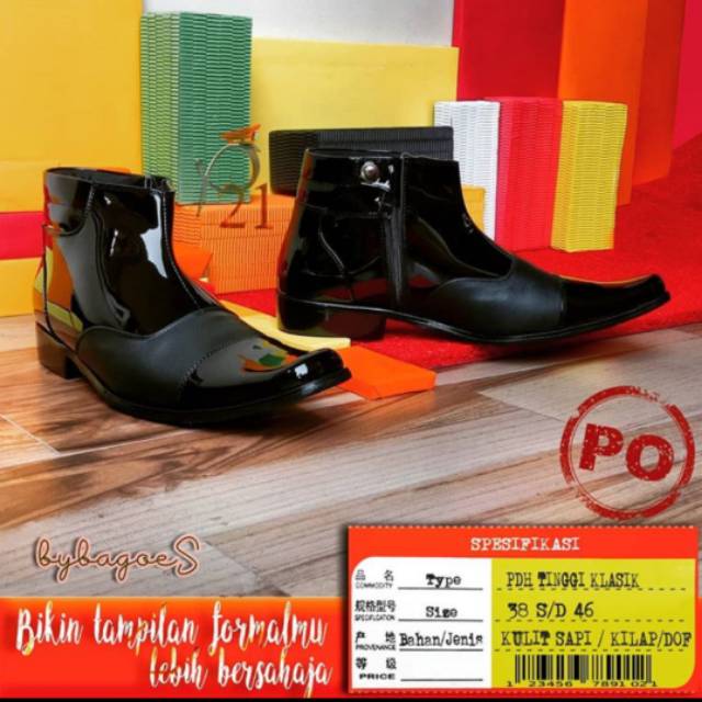 SEPATU PRIA / PDH TINGGI KLASIK / P21