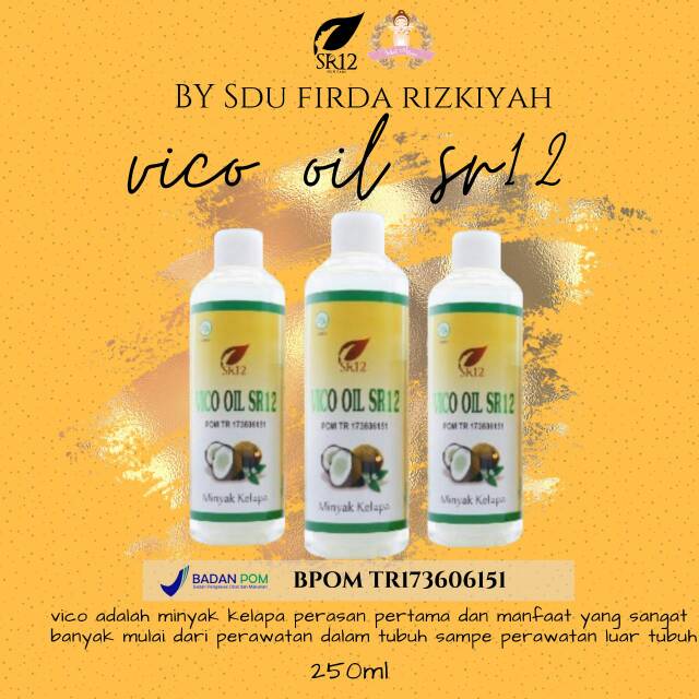 

VCO SR12- 250 ML Virgin Coconut Oil Minyak Kelapa Murni Minyak Urut Asi Booster