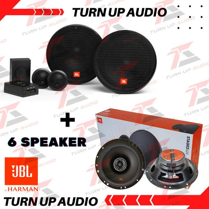 PAKET AUDIO MOBIL JBL by HARMAN KARDON untuk SPEAKER PINTU MOBIL FULL