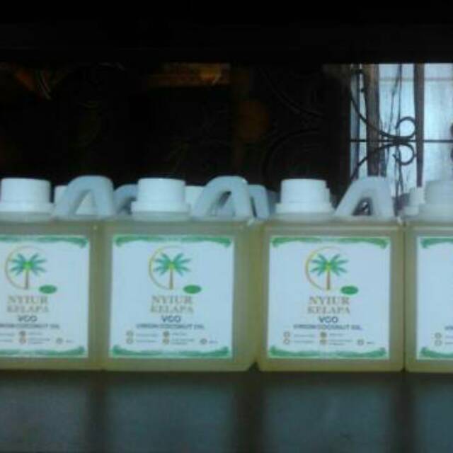 1 Liter 100% VCO Nyiur Kelapa , Premium , HERBAL , Diet Keto , Vegetarian