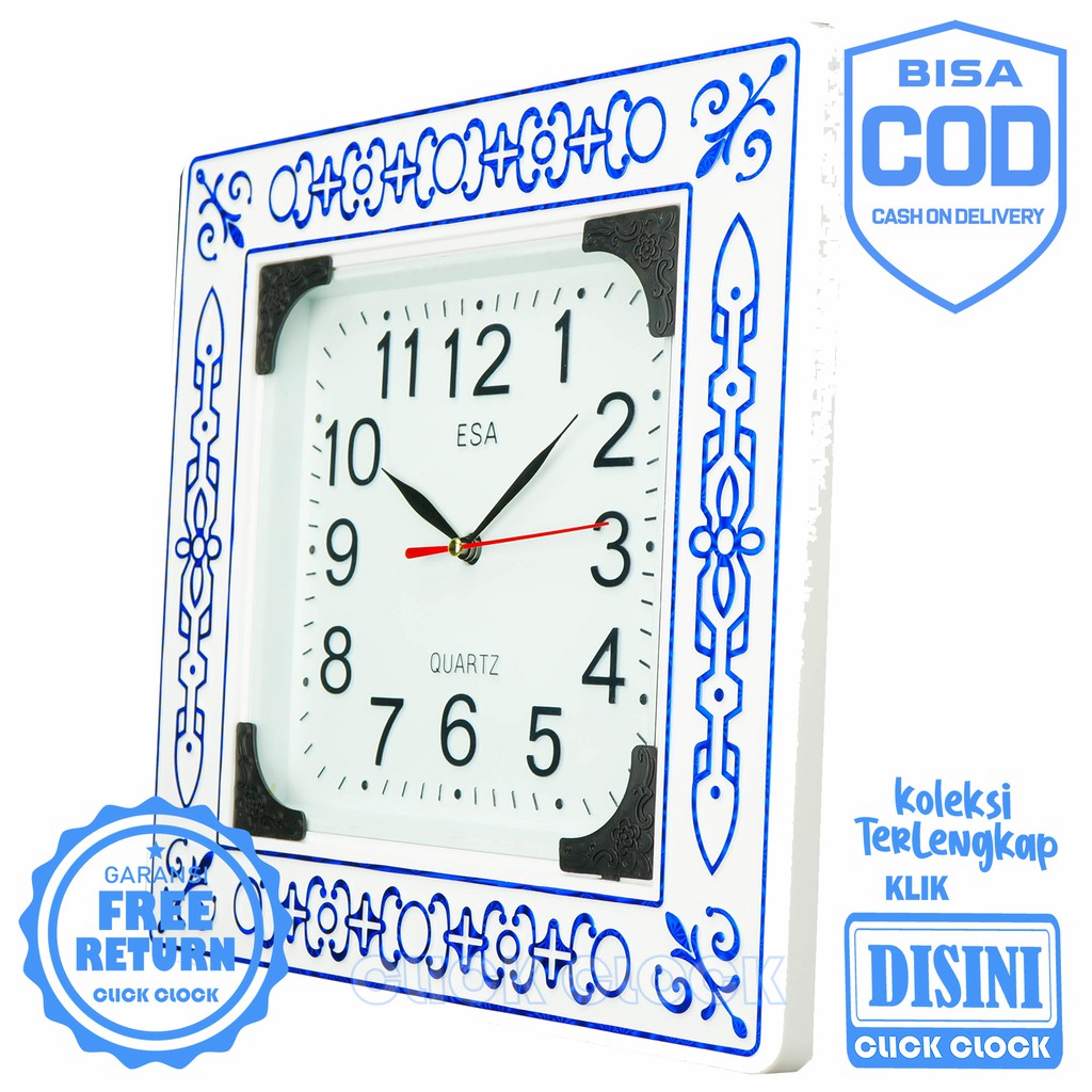 Jam Dinding Unik Polos Minimalis Wall Clock Murah Bagus 311