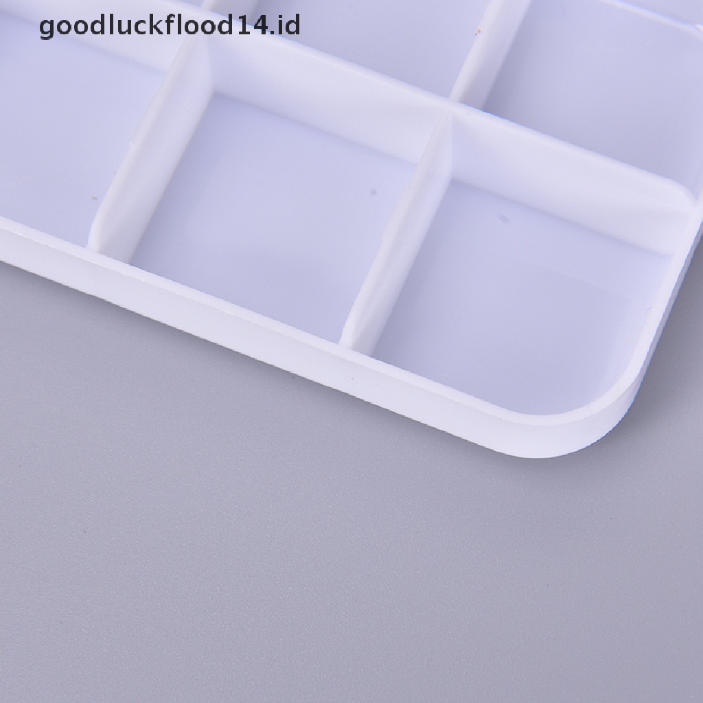 [OOID] 6 Slots Pill Box Portable Pill Cases Travel Dispen Storage Container Medicine ID