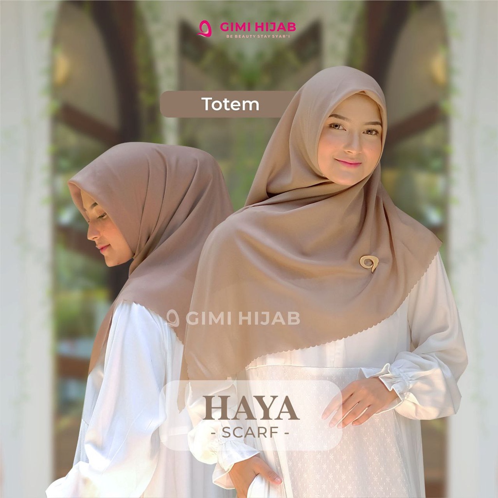 Haya Scarf Hijab Segi Empat by Gimi Hijab