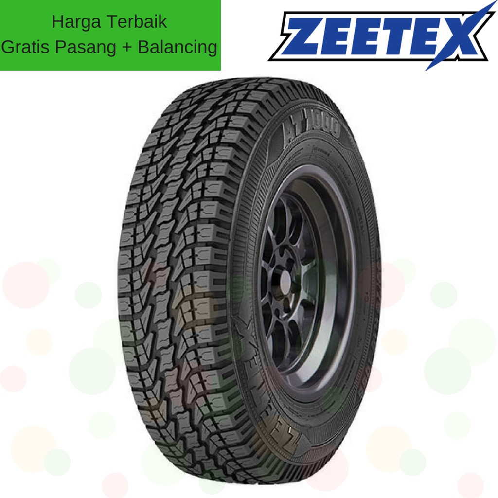 Ban Mobil Offroad Merk ZEETEX AT 1000 285 55 R20 Semi Kasar - Ban Semi Offroad Ring 20 Ukuran 285/55