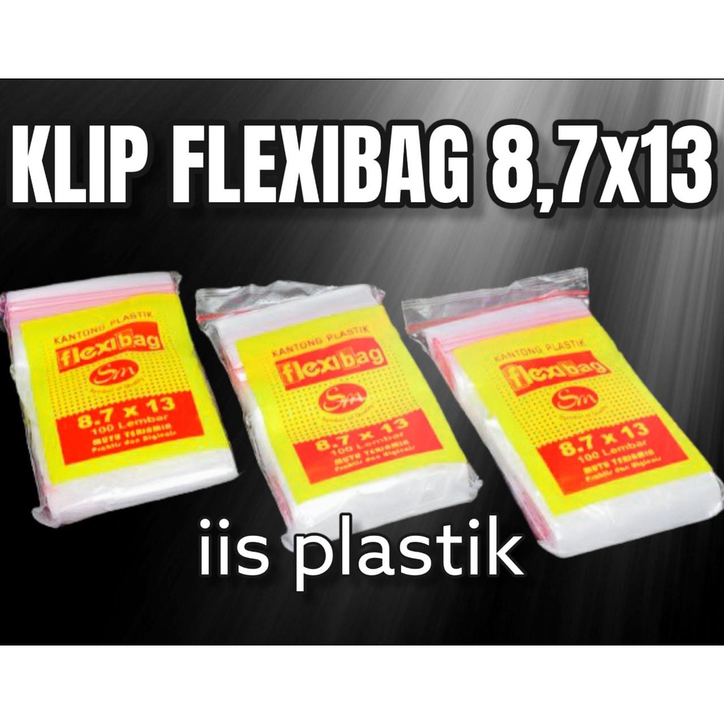 Kantong plastik klip 8.7x13 isi 100pcs clip ziplock zipper pouch / kantong plastik klip emas,obat,saus