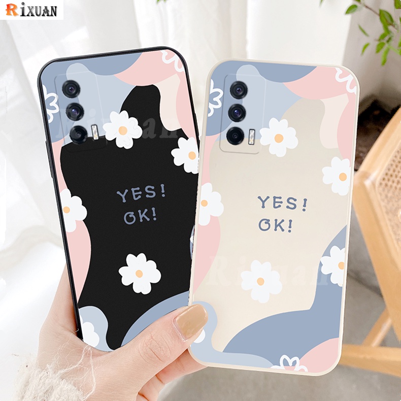 Soft Case Motif Bunga Krisan Untuk Samsung Galaxy A03S A02S A12 A51 A71 A50S A30S A20 A10 A11 M12 J7 Pro