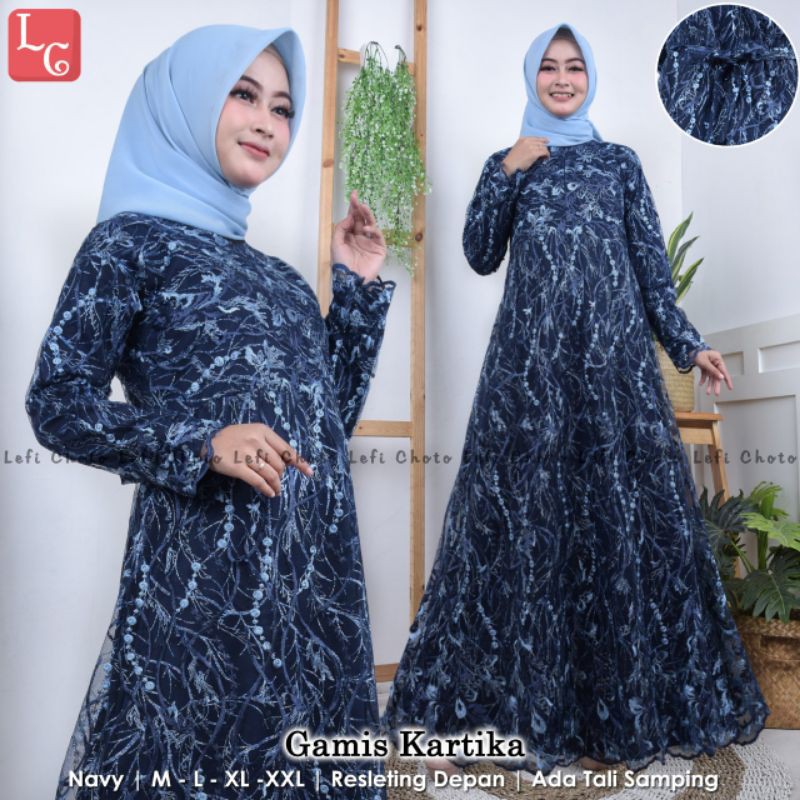 FASHION WANITA | GAMIS TULLE KARTIKA | GAMIS PESTA | BY LC