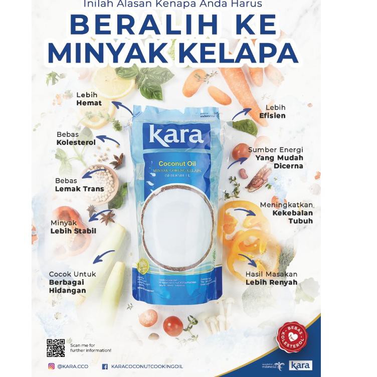 

[ NEW DROP ] Kara Minyak Goreng Kelapa Coconut Oil 1L