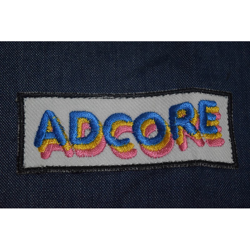 KEMEJA PRIA KEREN DISTRO ADCORE MERCH ORIGINAL BAJU ATASAN PRIA LENGAN PENDEK WARNA BIRU