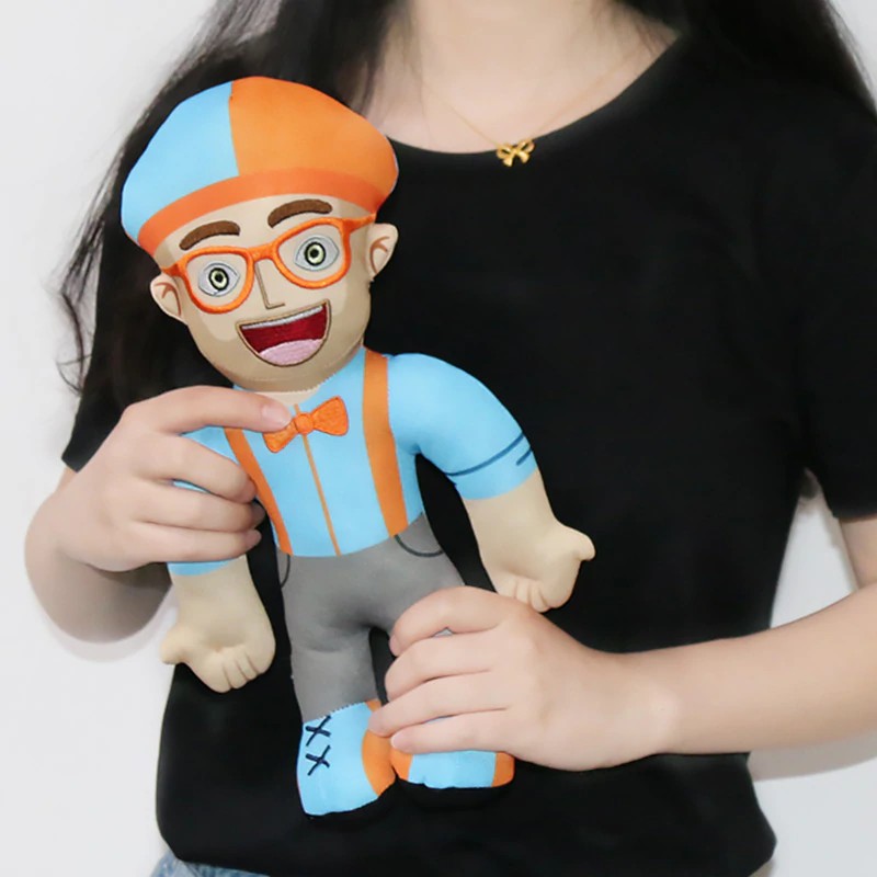 Boneka Anak 32cm Blippi juguete de felpa muñeca de peluche juguete educativo niños regalo presente