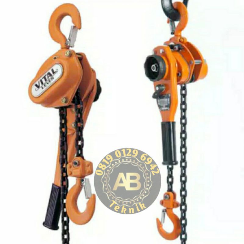 Lever Block 3 Ton x 1.5 Meter V Lever VITAL Chain Leper blok Hoist Type VR2-30 Made in Japan