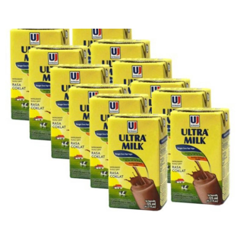 

susu ultra coklat 125ml