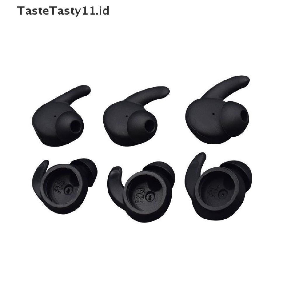 (TasteTasty) 6pcs / Set Eartips Bahan Silikon Untuk Earphone Huawei Honor xSport AM61