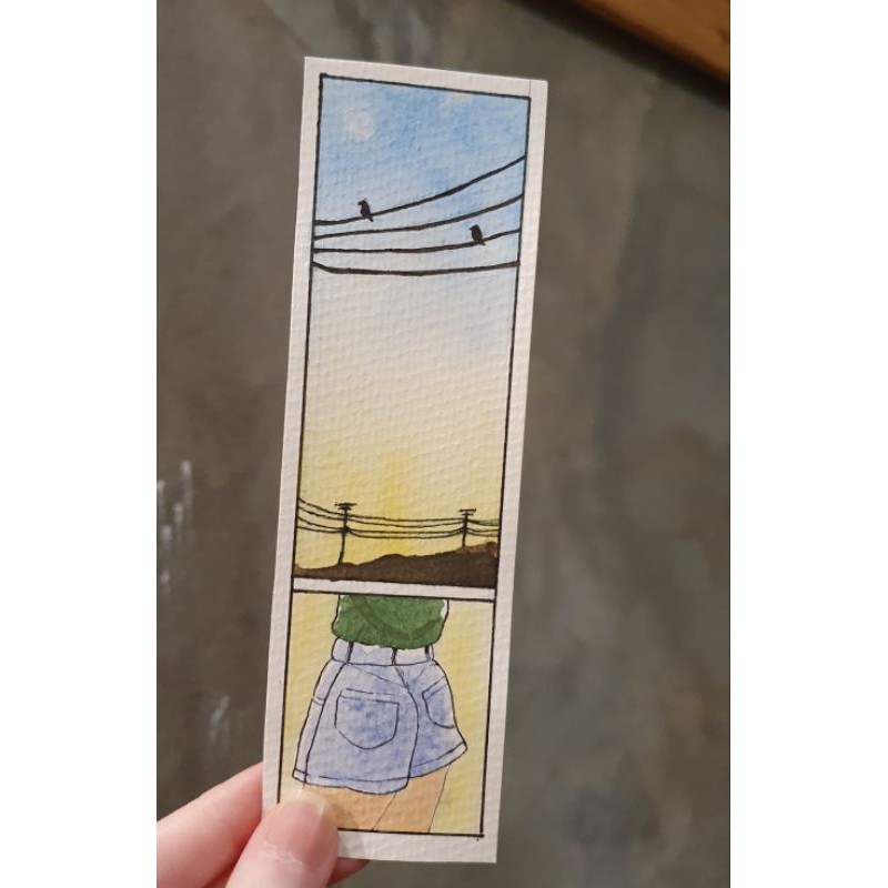 

Pembatas buku/bookmark (isi 3): Enjoy the Sunset City Series