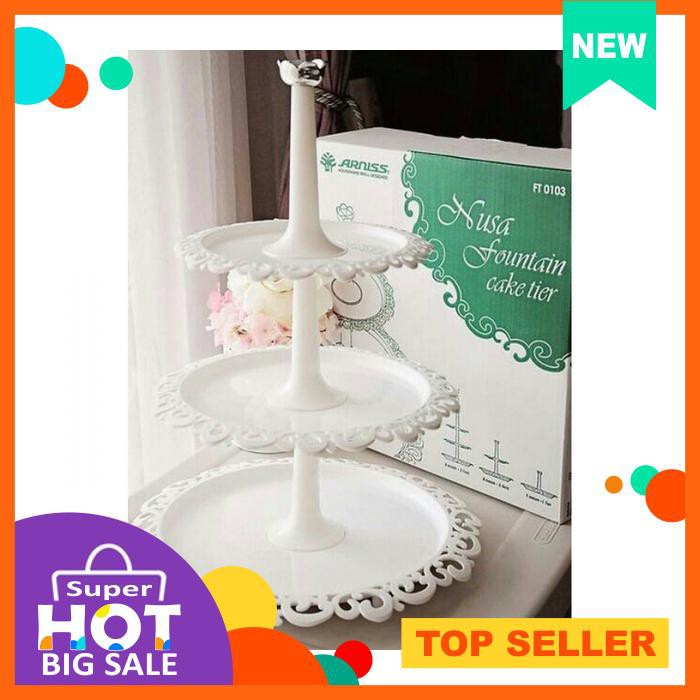Tier Cake 3 Susun Cake Stand White
