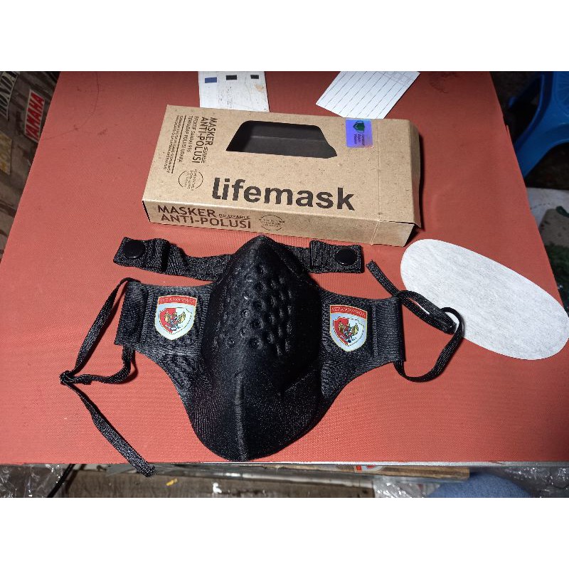 MASKER LIFE MASK LOGO PASPAMPRES MODEL TOMO