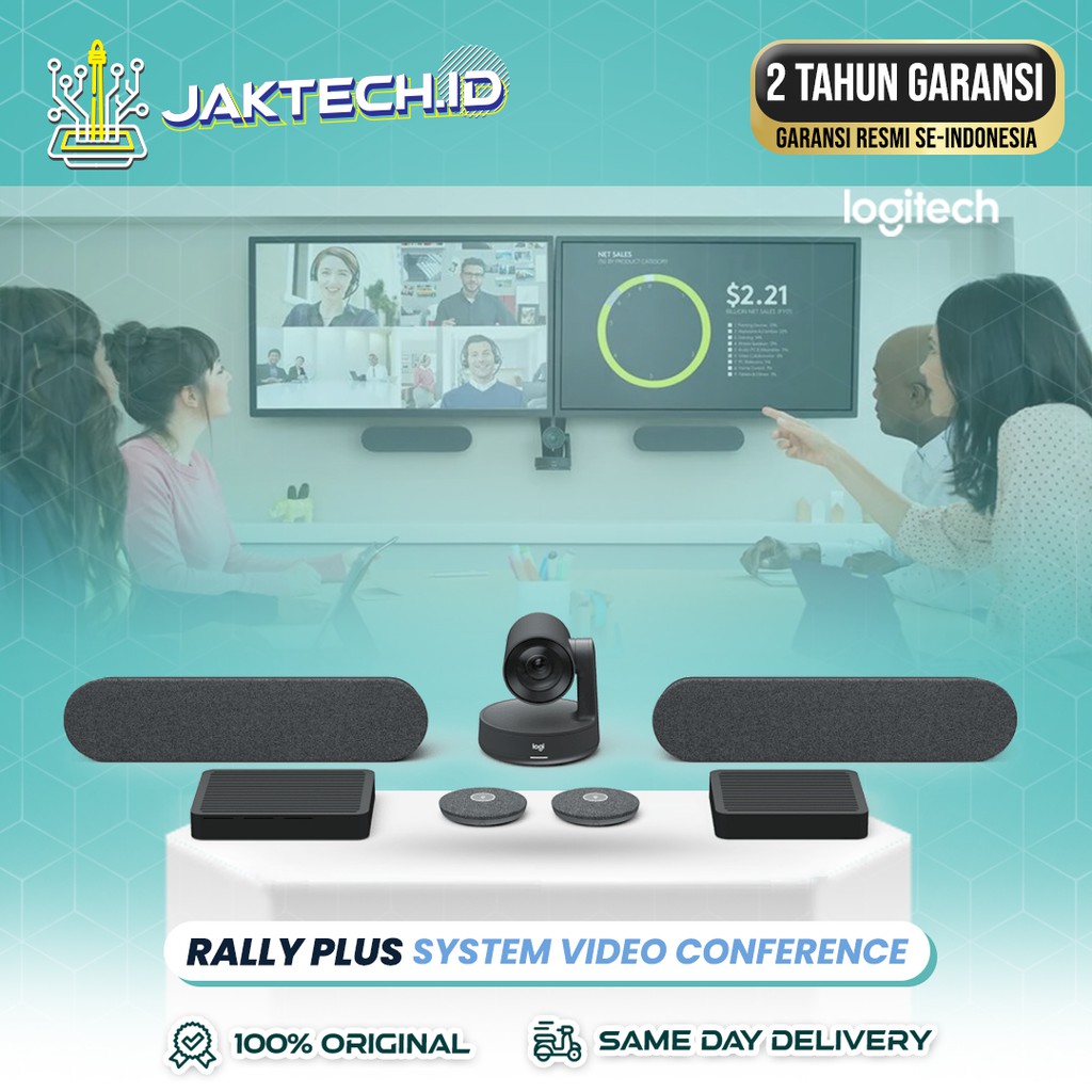 Logitech Rally Plus System Video Conference Cam / Webcam / GARANSI RESMI DAN ORIGINAL