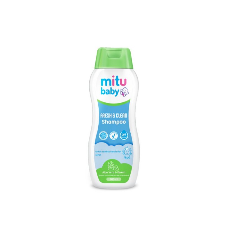 Mitu Baby Shampoo Fresh &amp; Clean 200 ml