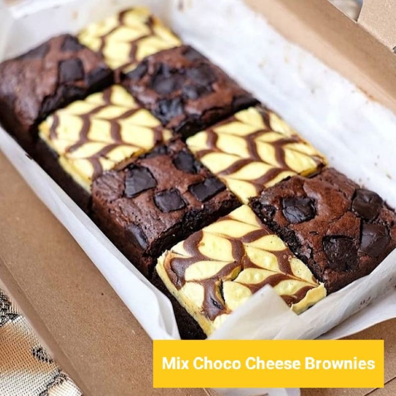 

Mix Choco Cheese Brownies