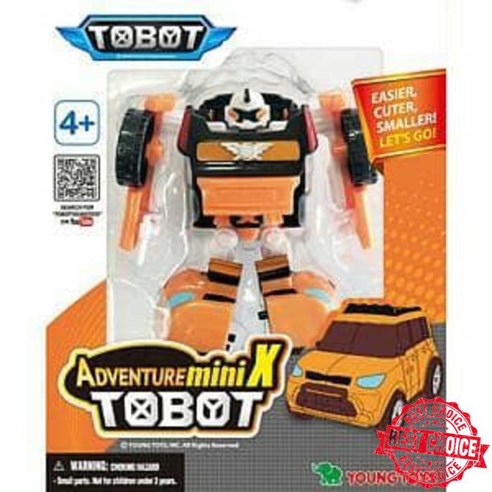 Terlarisss Youngtoys Tobot Adventure Mini X Transforming Robot Terb4ruuu