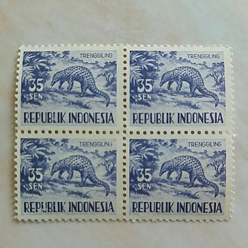 

(AB) Perangko Hewan Kecil 1956 Nominal 35 sen Mint