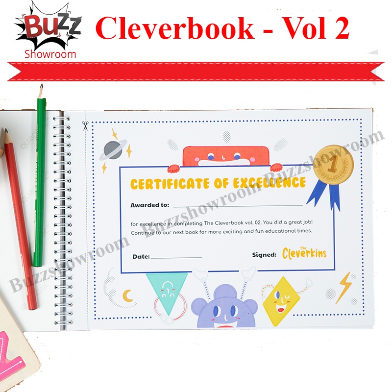 Buku Edukasi Anak Bayi Cleverbook Vol 2 24-36 bulan Cleverkins Inggris