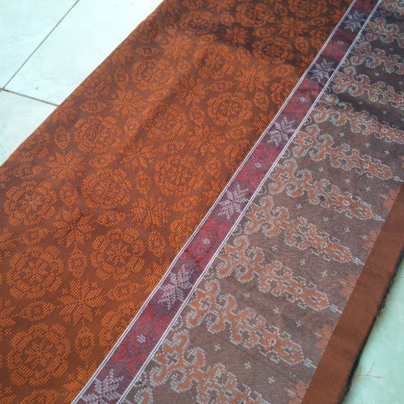 Songket Baron Pucuk Rebung Oren