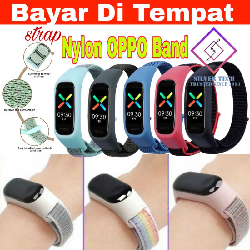 Silvertech Strap Nylon OPPO BAND High Quality Strap Tali jam Penganti OPPO BAND