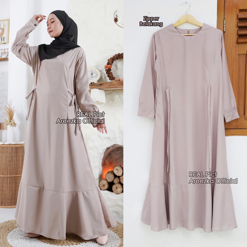 Areezka Gamis Polos Toyobo LD 110