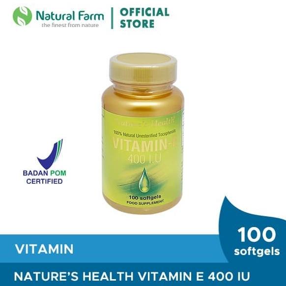 Nature's Health Vitamin E 400 Iu Lc