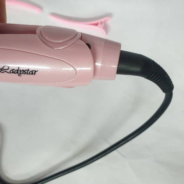 CATOKAN 2IN1 ALAT CATOK PELURUS CURLY KERITING DAN REBONDING BAGUS LADYSTAR LS608 SISIR SUHU 230C