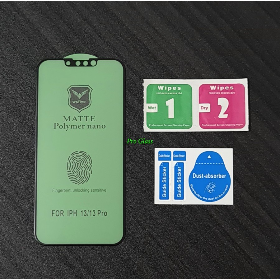 Iphone 13 Mini / 13 / 13 Pro / 13 PROMAX Matte Antiglare Shock Ceramic FlexGlass