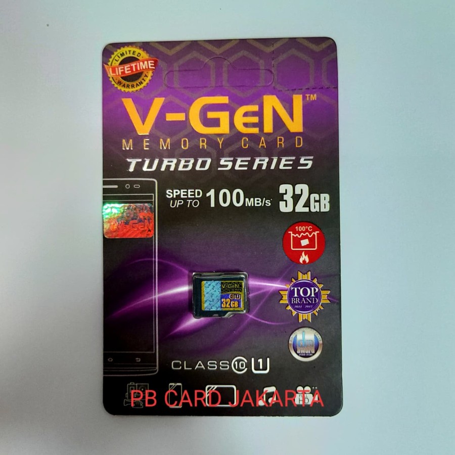 MICRO SD V-GeN 8GB 16GB 32GB 64GB 128GB TURBO CLASS 10 ( COD )