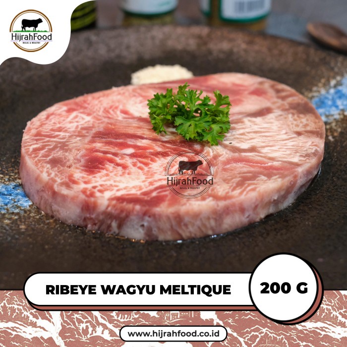 Jual Ribeye Wagyu Meltique Beef Steak Aus Rib Eye Steak Gr Shopee Indonesia