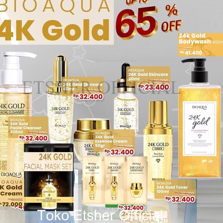 ➷ Bioaqua Skin Care Paket 24K Gold ❋