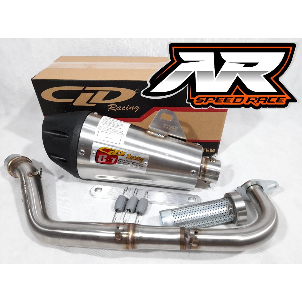 Knalpot CLD Racing C7 Pipa Kecil Beat Scoopy Vario Original