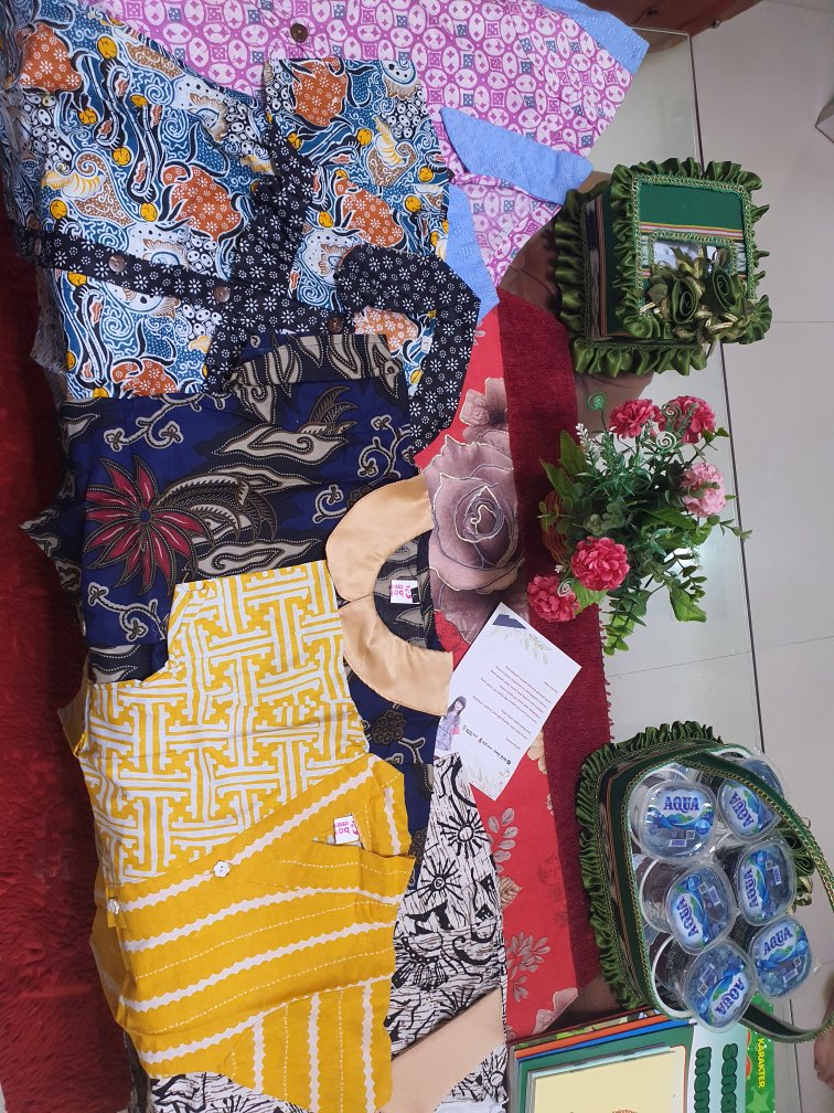 Atasan Batik Ibu Anak Seragam Batik Blus Cewek Preorder Bayi Sampe Dewasa Atasan Batik Murah Kerah