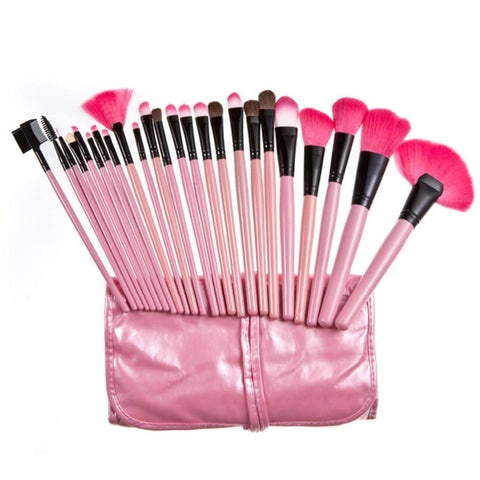 Make Up Brush Set Profesional Isi 24 Brush Make Up 24 Set Make Up Brush Makeup Kuas Make Up Set