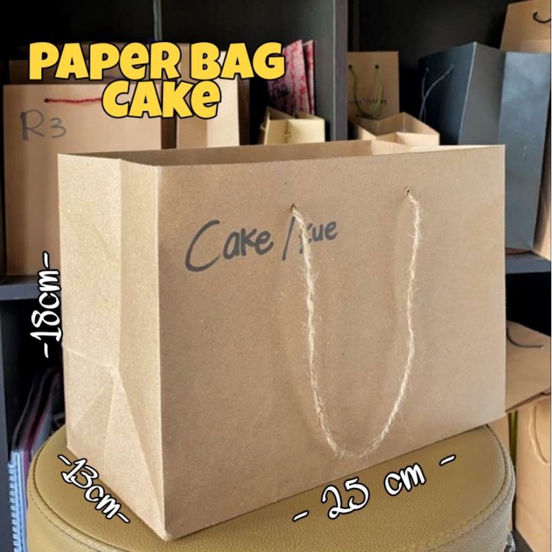 

paper bag kue cake roti wadah kantong tas kertas kado