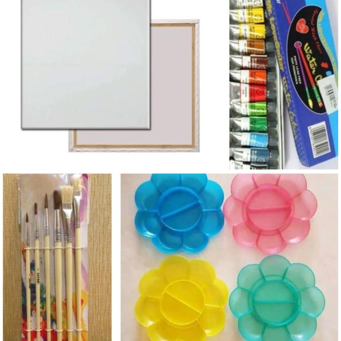 

TERBARU paket kanvas lukis 25x35 (Canvas+palet+kuas+cat air)/CAT AKRILIK SET/CAT AKRILIK SET 24 WARNA/CAT AKRILIK PASTEL/CAT AIR/CAT AIR LUKIS SET/CAT AIR GIOTTO/KUAS LUKIS 1 SET/KUAS LUKIS KECIL/KUAS LUKIS LENGKAP/KANVAS LUKIS/KANVAS LUKIS SKETSA/KANVAS