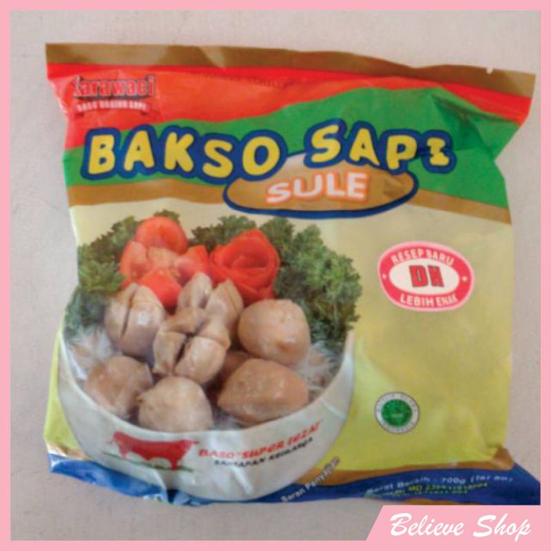 

Bakso sapi Sule 700 gr