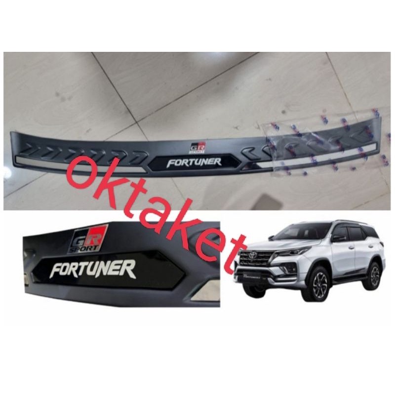 sillplate belakang All new Fortuner 2021 2022 GR Sport Hitam Platinum