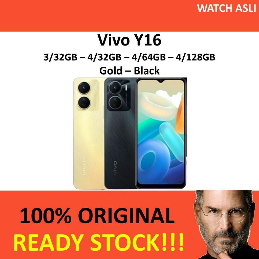 Vivo Y16 3/32 4/32/64/128 GB RAM 3GB 4GB 32GB 64GB 128GB Garansi Resmi