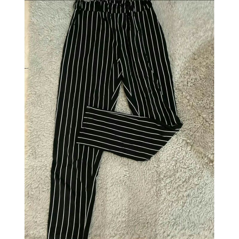 Magnolia Stripe Trousers Preloved