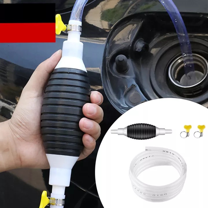 Pompa Tangan Manual Tahan Lama Hand Siphon Pemindah Air Minyak Bensin Mobil - Gasoline Siphon Hose Hand Fuel Pump