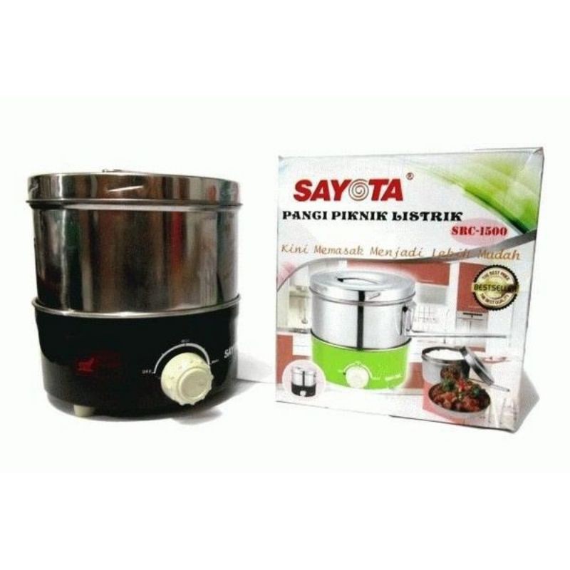 Travel Cooker / Panci Listrik / Mug Listrik Sayota Src-1600 - Hitam